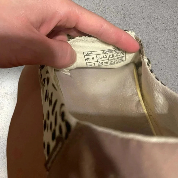 Hey Dude Lena Shoes Leopard Animal Print US 9 Slip On Casual Flats - Picture 9 of 11